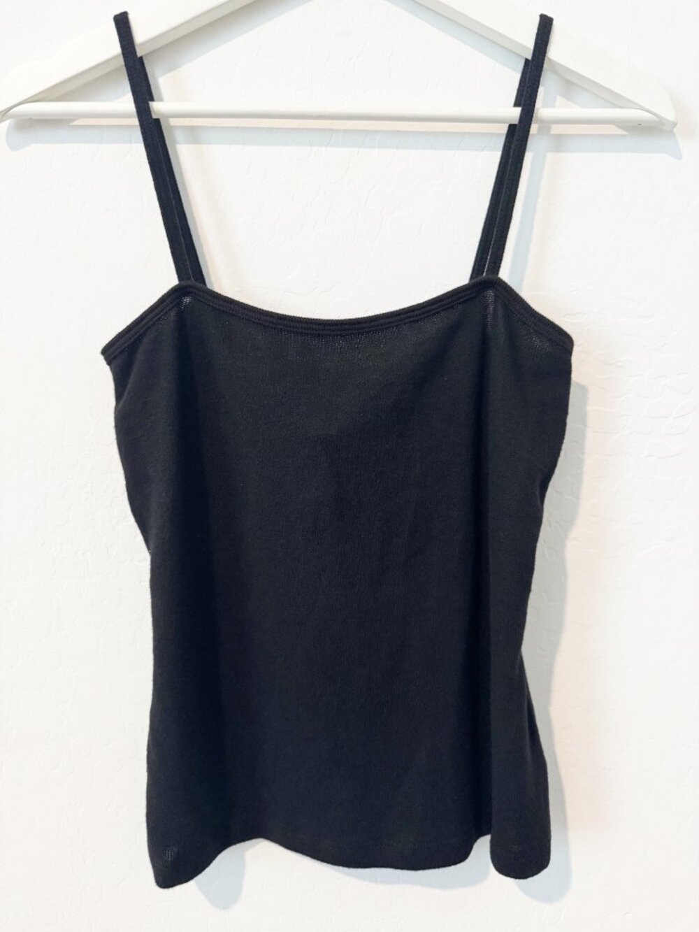Sen Odair Tank Top Size Medium Black Square Neck Stretch‎ Downtown Girl Capsule
